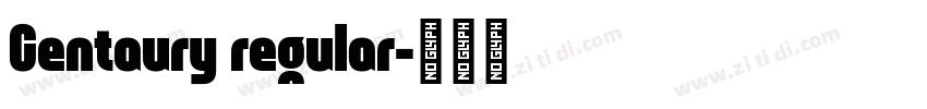 Centaury regular字体转换